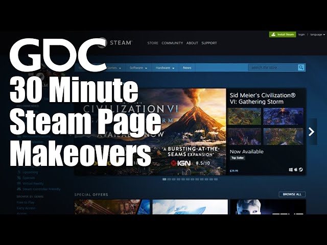 30 Minute Steam Page Makeovers