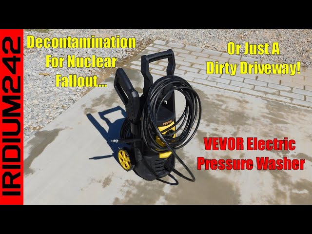 Possible Solution For Fallout Decontamination?  VEVOR Electric Pressure Washer!