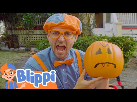 Blippi Decorates a Spooky Halloween House! | Fun Halloween Videos For Kids