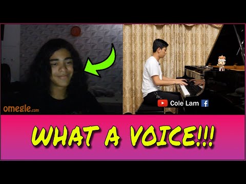What an AMAZING VOICE! Playing to Strangers on Omegle | Cole Lam 15 Years Old