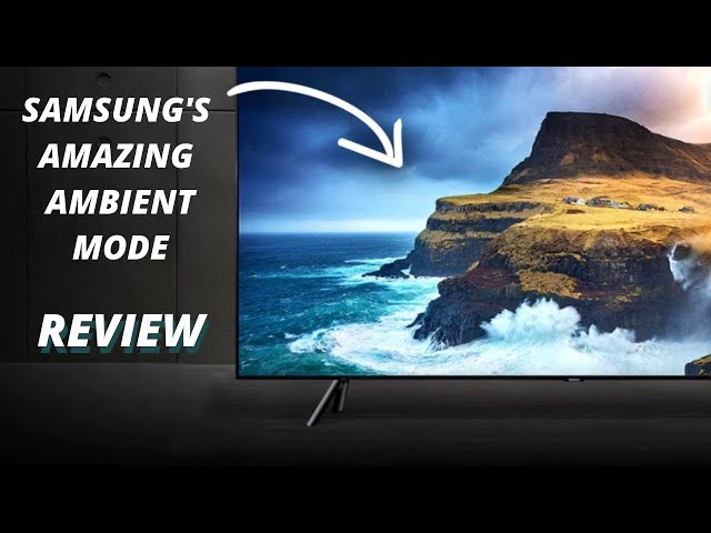 Samsung Q80R QLED TV - Ambient Mode Review