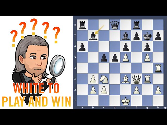 Chess puzzle of the week - White to play and win #shorts