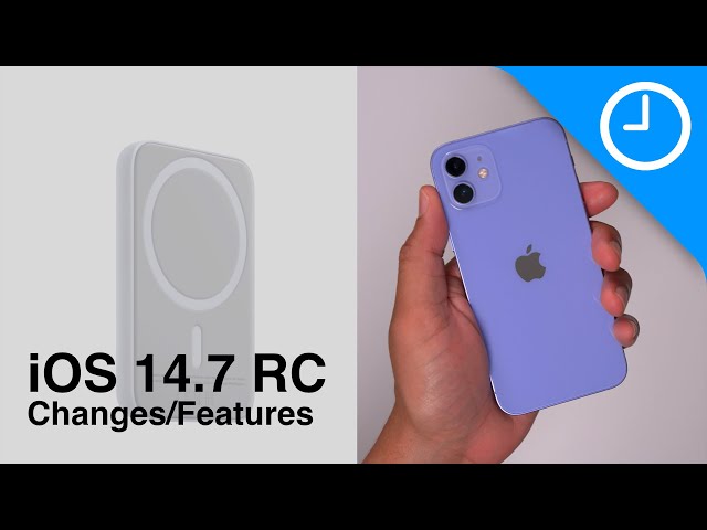 iOS 14.7 Changes and Features - New MagSafe Battery Pack!