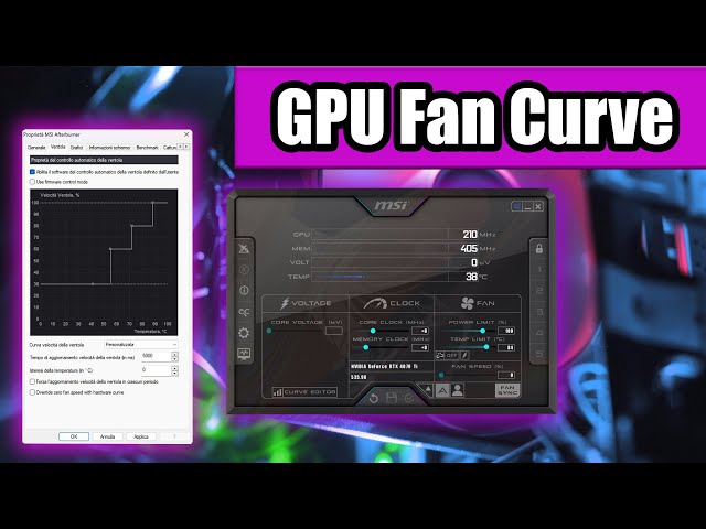 Set a Custom Fan Curve on your GPU to Reduce Temperature and Noise - Tutorial