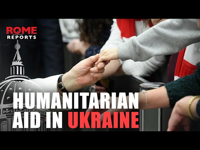 Pope Francis thanks Italian organization providing humanitarian aid in Ukraine