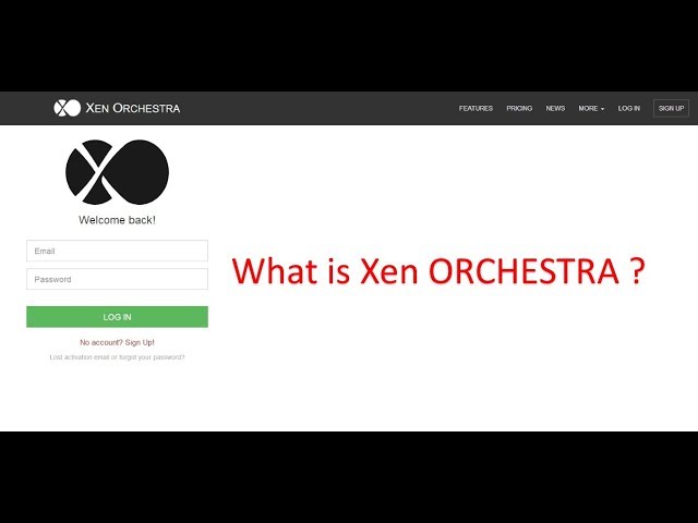 Xen Orchestra 5 installation