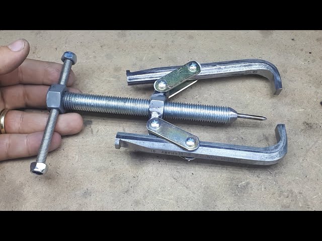 Amazing Ball Bearing Puller Homemade Metal Tool - Alyen anahtardan çektirme yapımı!!!