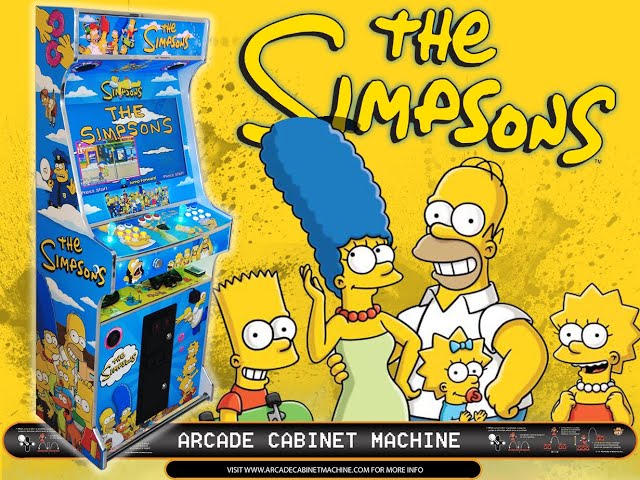 © Bartop Slim 27" Full HD - Arcade Cabinet Machine - The Simpson