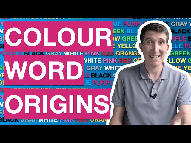 COLOUR WORDS: The astounding origins of "blue", "black", "orange", "red" & other colors