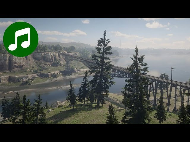RED DEAD REDEMPTION 2 Ambient Music & Ambience 🎵 Train Valley (RDR2 Soundtrack | OST)
