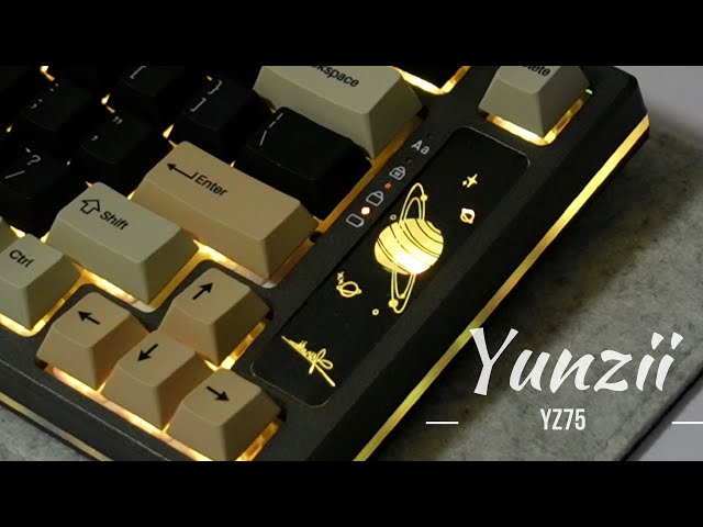 that badge is a beauty | Yunzii YZ75 unboxing, showcase and sound test