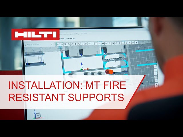Hilti Installation: MT fire resistant supports