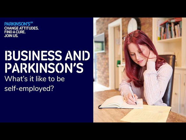 Running my own business with Parkinson's