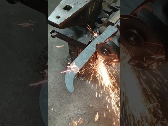 Making a karambit knife from wootz steel