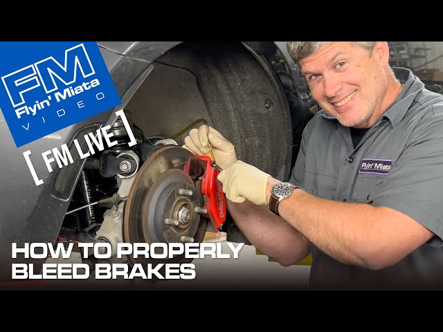 How to Properly Bleed Your Brakes (FM Live)