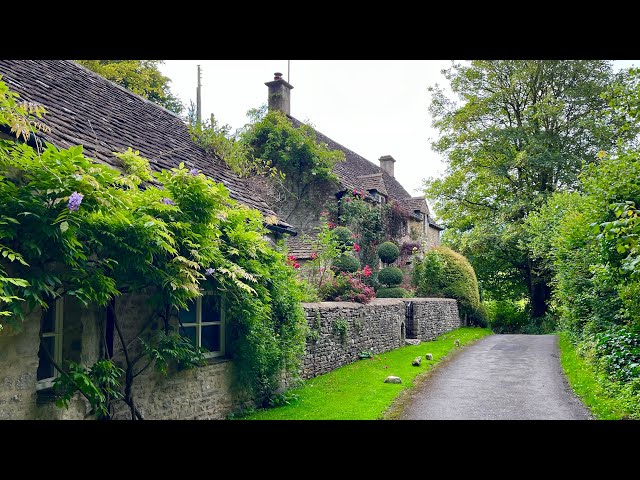 The Ultimate COTSWOLD Village - Early Morning WALK in Cotswolds Heaven || Duntisbourne Abbots