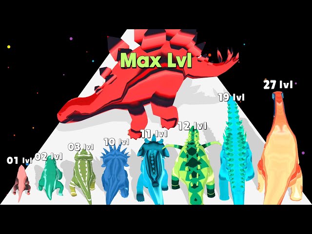 DINOSAUR EVOLUTION RUNNER - Level Up Dino Run 3D (Max Level)