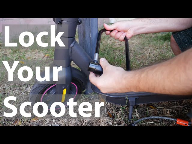 Lock Your Scooter (The Right Way) | Ninebot MAX