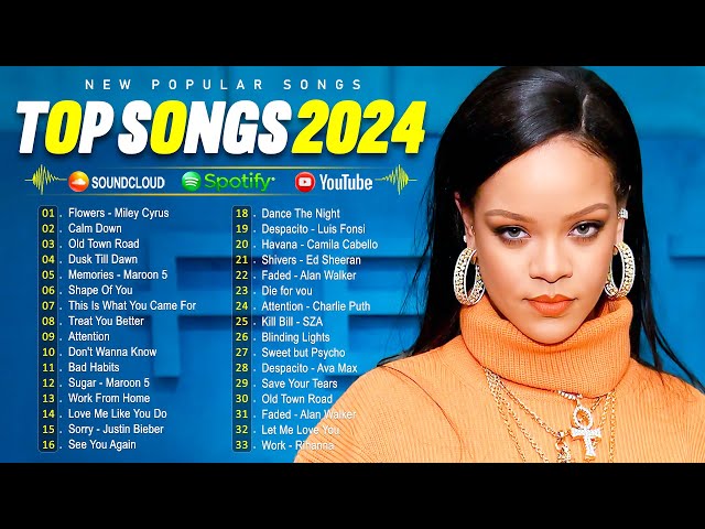 Rihanna, The Weeknd, Taylor Swift, Selena Gomez, Ed Sheeran, Justin Bieber, Adele🌼🌼Top Hits 2024 #12