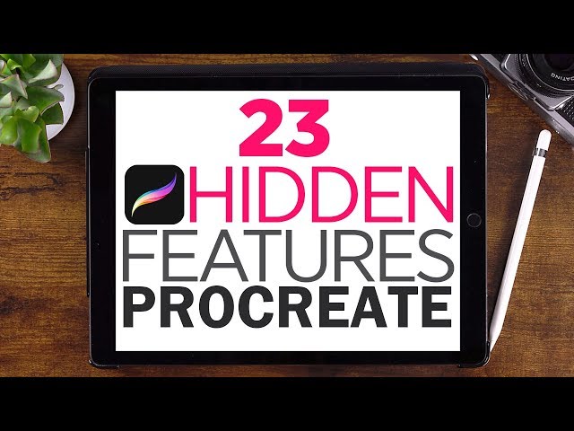 PROCREATE Hidden Features | Procreate app shortcuts and pro tips for the ipad