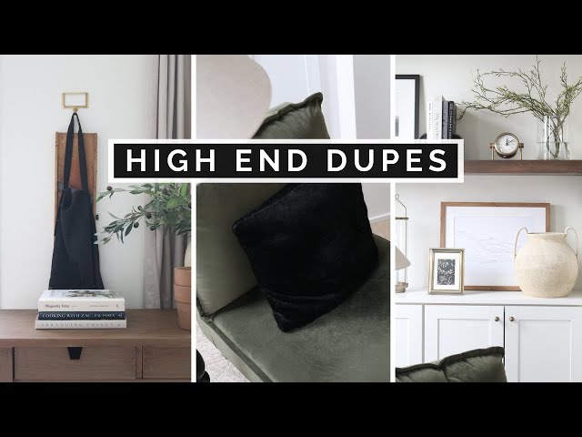 HOMEGOODS VS THRIFT STORE | DIY HIGH END HOME DECOR DUPES ON A BUDGET *SHELF STYLING IDEAS*