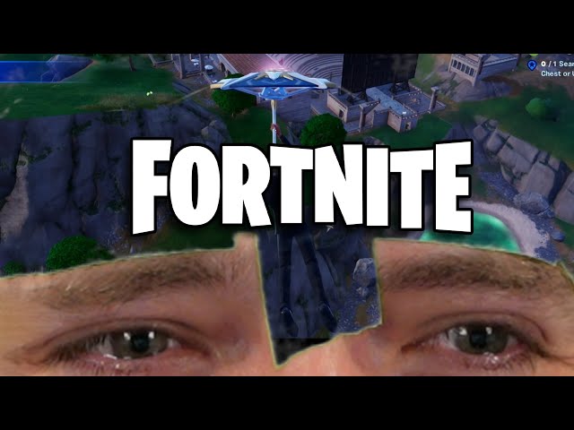Playing Fortnite on my own Forehead
