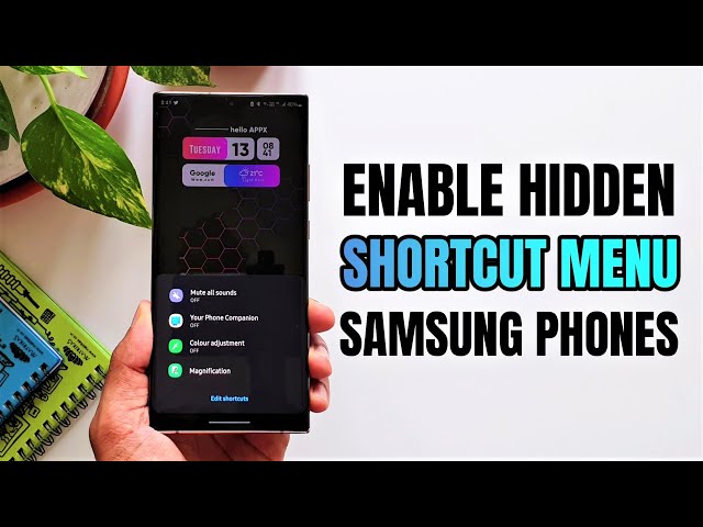 Enable this hidden menu on your samsung phone's One UI 3.1, 3.0 etc!