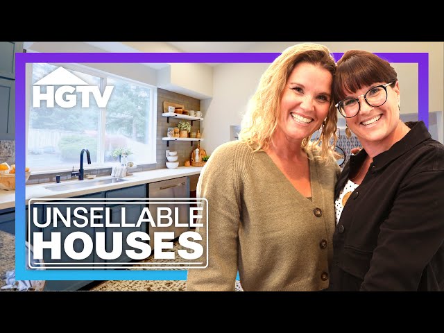 Dated 90s Home Turned Into Coastal Retreat | Unsellable Houses | HGTV