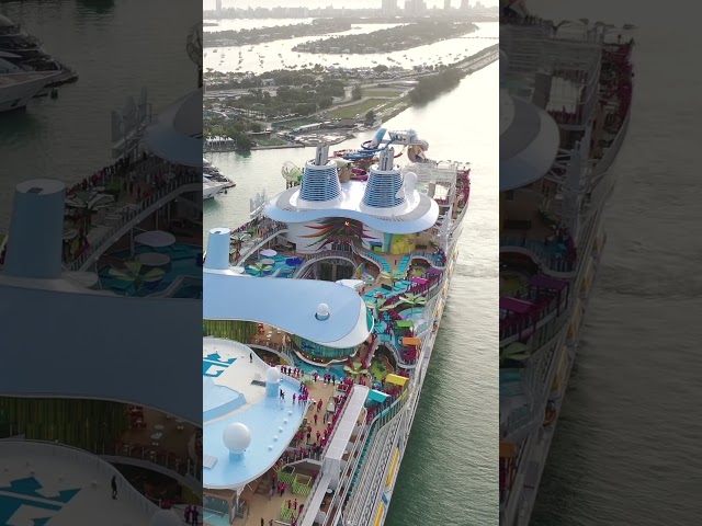 World's Largest Cruise Ship #iconoftheseas #cruise #miami