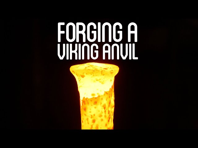 Forging a Viking Anvil