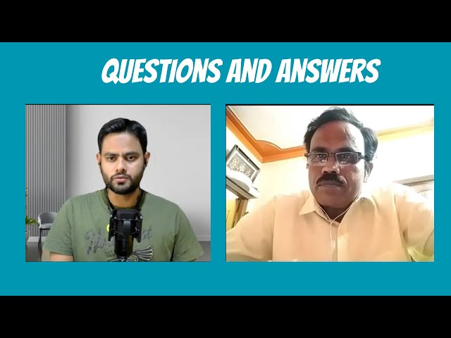 Questions and Answers I Conversation with Er. Mallesh G I CS For English
