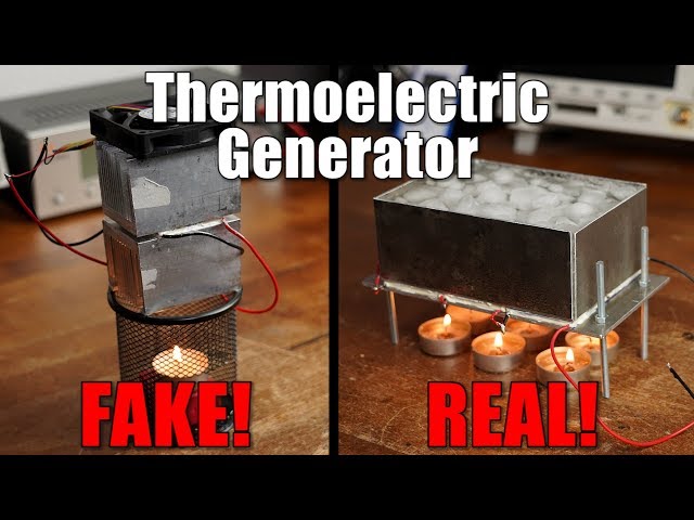 Exposing a FAKE Thermoelectric Generator and building a REAL one!