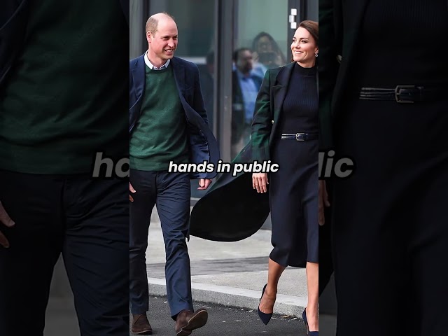 Why Prince William and Kate do not hold hands in public #shorts