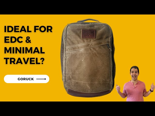 Epic Minimal Travel and EDC Backpack! Goruck x Huckberry Heritage GR2 26L Review