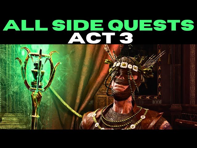 Baldur's Gate 3: All Act 3 Side Quests Guide | Full Dialogue Walkthrough