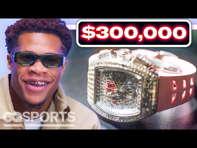 Devin Haney Shows Off His Jewelry Collection | GQ Sports