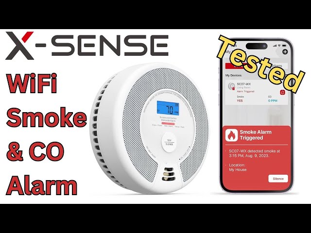 X-SENSE SC07-WX WiFi Smoke & CO Alarm. NO 1 seller on Amazon