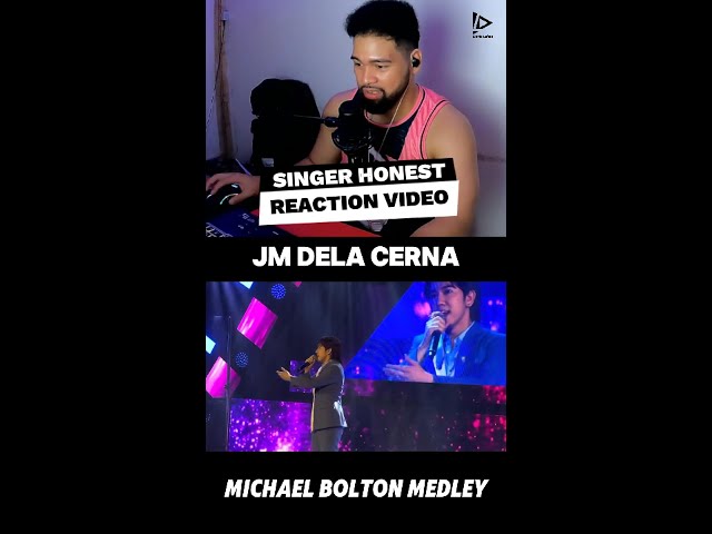 JM DELA CERNA "Michael Bolton Medley" New Gen Champs Concert - SINGER HONEST REACTION