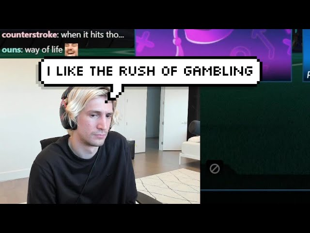 xQc says Gambling is a "Way of Life"