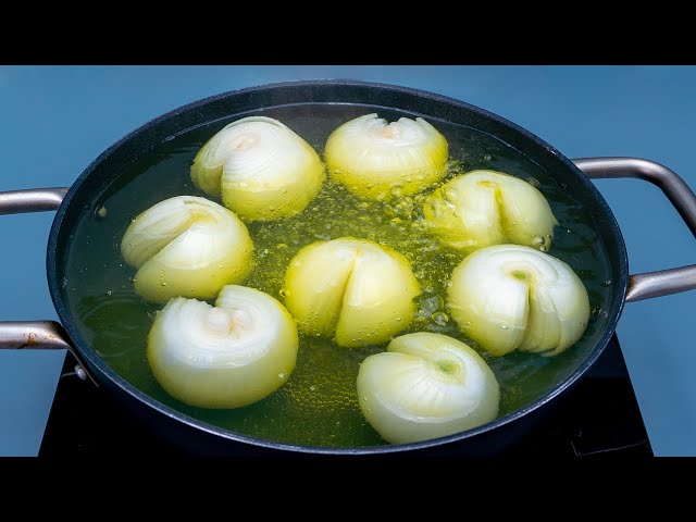 Geben Sie einfach Zwiebeln in kochendes Wasser und das Ergebnis wird Sie begeistern!