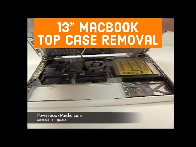 Macbook 13" Repair - Top Case Removal