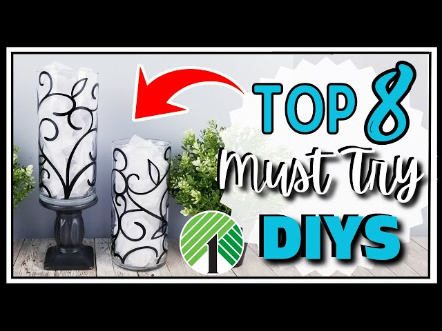 TOP 8 Must Try DOLLAR TREE DIYs | Modern Home Decor Hacks & Crafts | Fave Easy Projects on a Budget!
