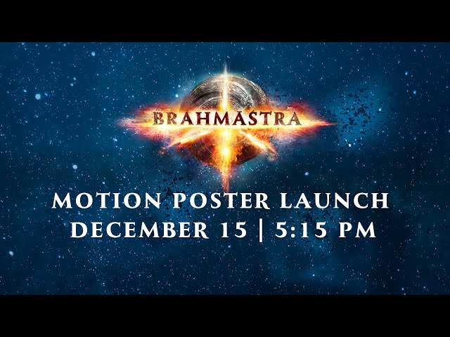 Brahmastra Motion Poster Launch