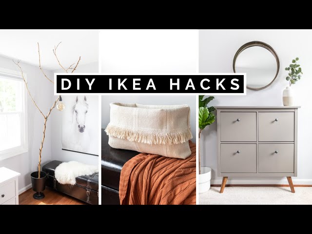 DIY IKEA HACKS | AFFORDABLE & EASY DIY HOME DECOR + IKEA FURNITURE HACKS FOR 2020