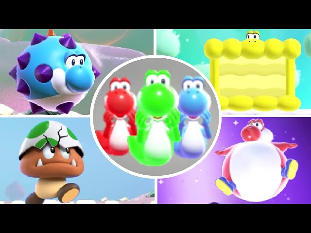 What if Yoshi Tries Using Mario's Power-Ups in Super Mario Bros. Wonder?