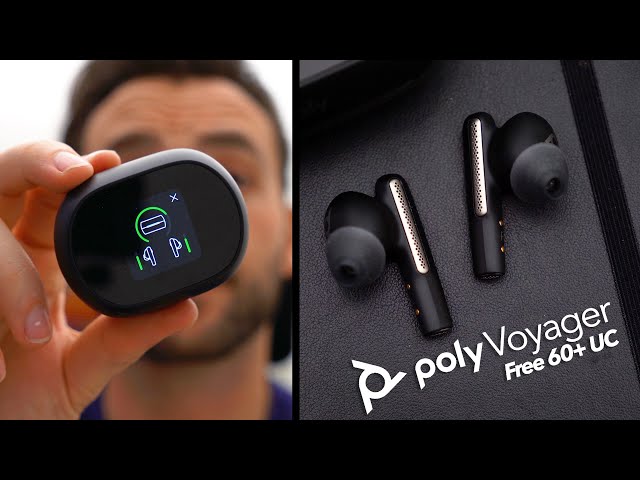 Poly Voyager Free 60+ UC Review: Earbuds With A Touchscreen Charging Case!