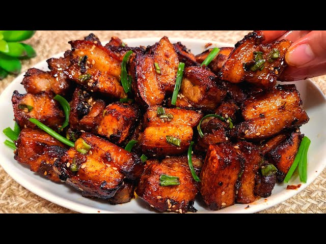 After watching this video you will want to buy all the pork belly from the store! yummy pork belly