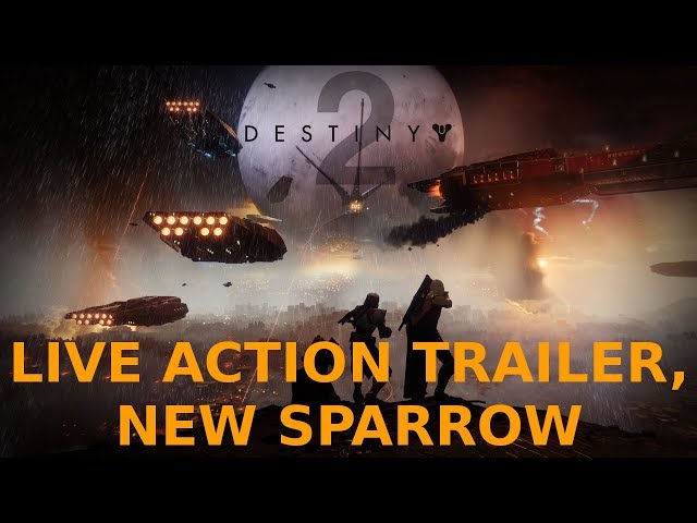Destiny 2 - Live Action Trailer Preview, New Sparrow Athena Victorious, PS4 Pre Load Trailer