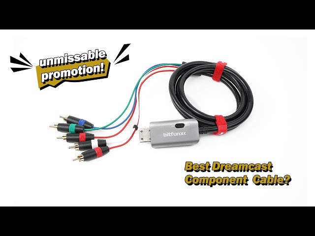 Add Colorful Wings to Your Game -- YPBPR Component Cable for SEGA DREAMCAST