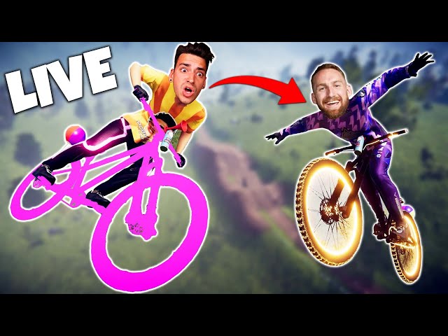 RACING *LIVE* WITH A PRO BMX RIDER! (Descenders)
